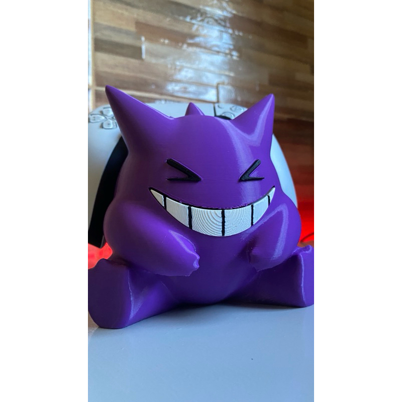 Suporte Controle PS5 PS4 Gengar em impressão 3D — Moldz3D — foto 5