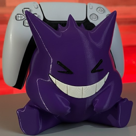 Suporte Controle PS5 PS4 Gengar em impressão 3D — Moldz3D — foto 8