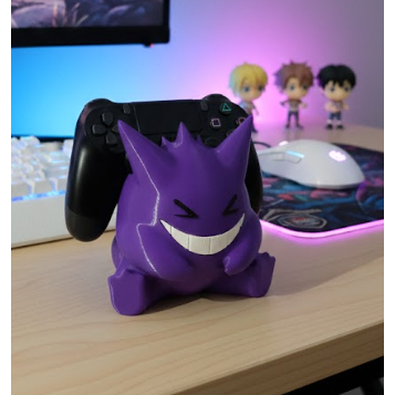 Suporte Controle PS5 PS4 Gengar em impressão 3D — Moldz3D — foto 9